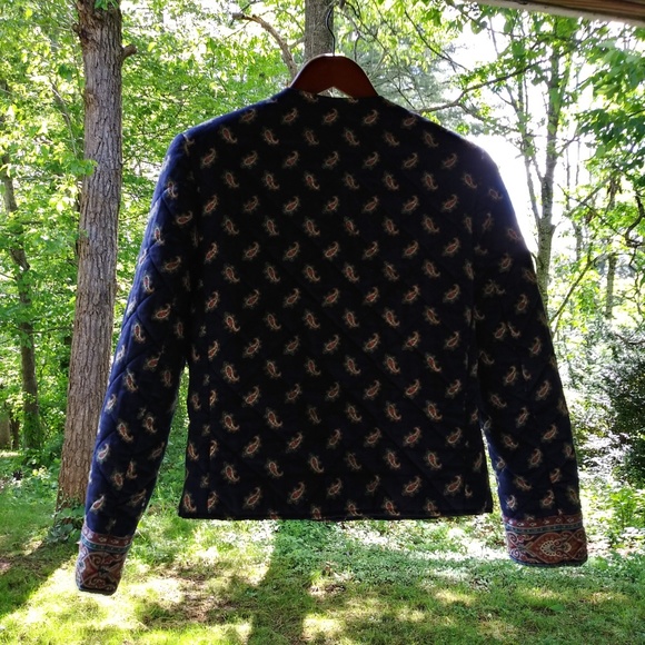 Rare Vintage Vera Bradley Blazer "Navy" Size Small - Picture 4 of 8